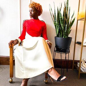 Innovative Handmade Vintage 1970s Gown